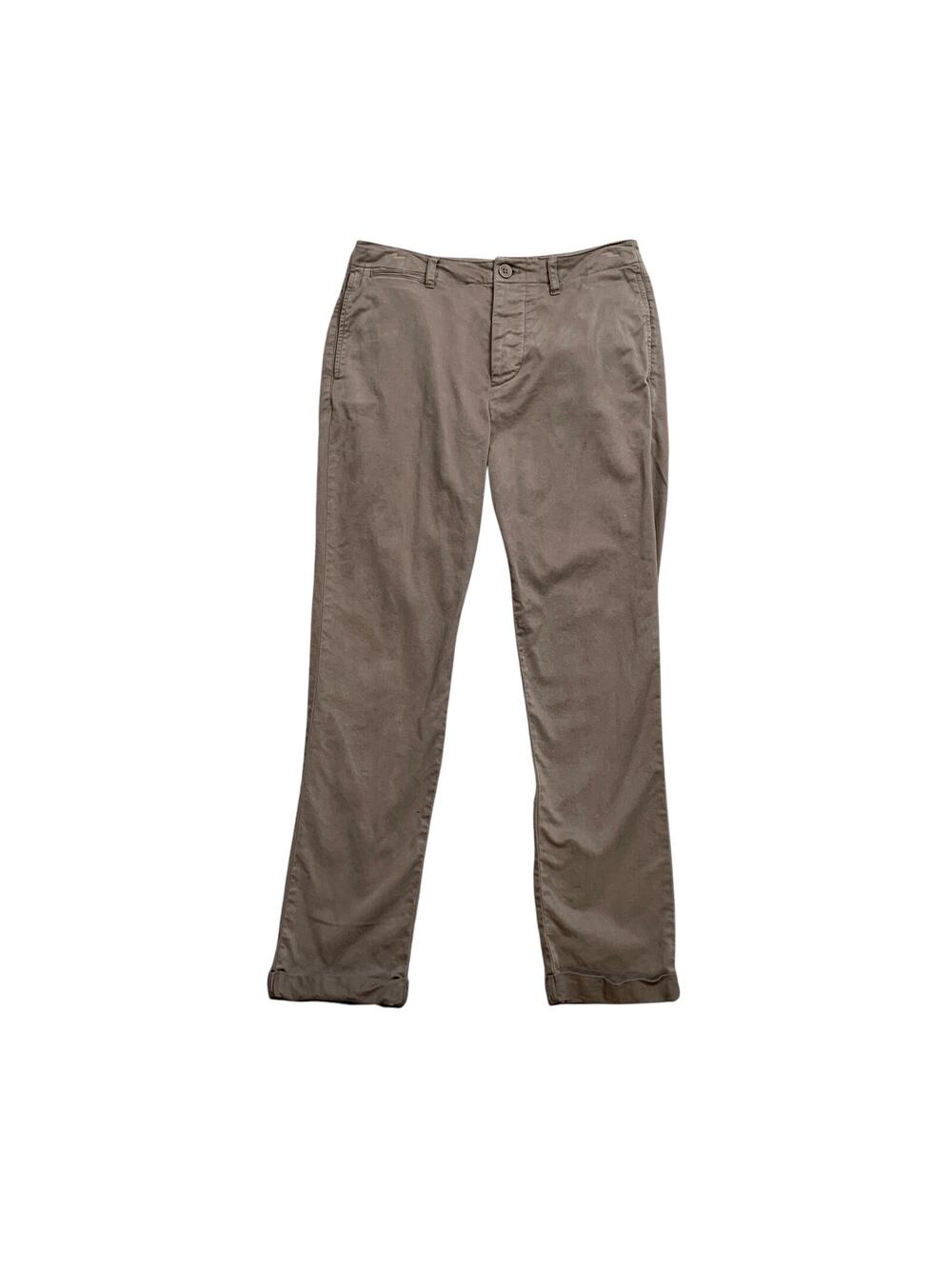 Current Elliott Pants Womens 28 Graphite Button Fly Straight Chino Trouser‎